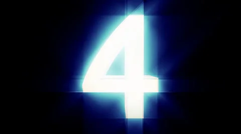 Countdown with Light Stock Footage 24899167