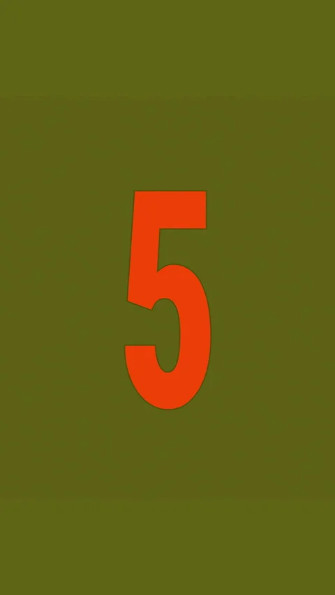 Countdown Master: A red countdown timer ticking down from 9 to 0 스톡 동영상 336370071