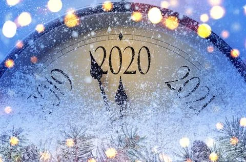 Countdown to midnight Countdown to midnight. Retro style clock counting la... 库存照片