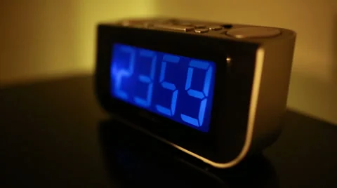 Countdown To Midnight Stock Footage 43325530