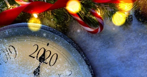 Countdown to midnight Stock Footage 118882982