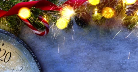 Countdown to midnight Stock Footage 130206269