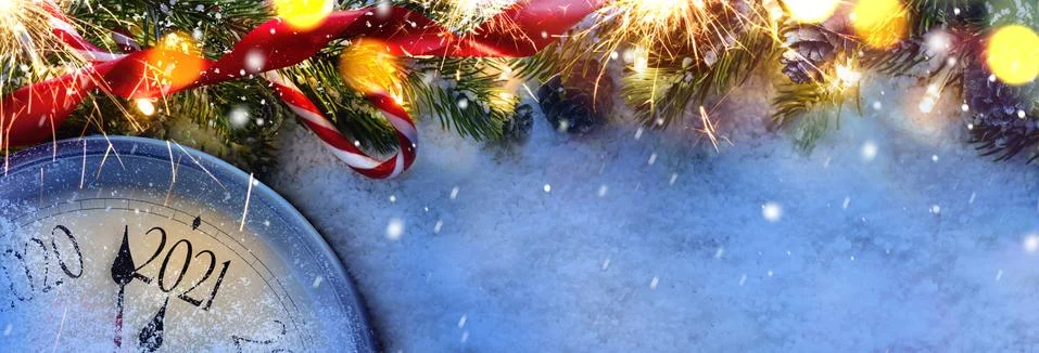 Countdown to midnight Stock Photos