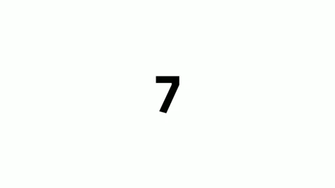 Countdown motion graphics 10 to 0 animation 스톡 동영상 142119905