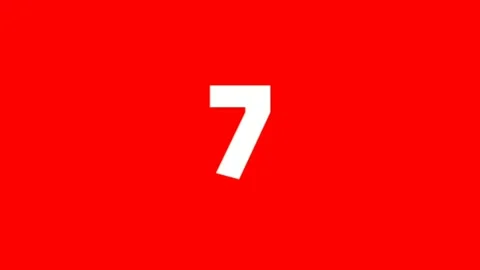 Countdown motion graphics 10 to 0 animation Vídeos de archivo 142261099
