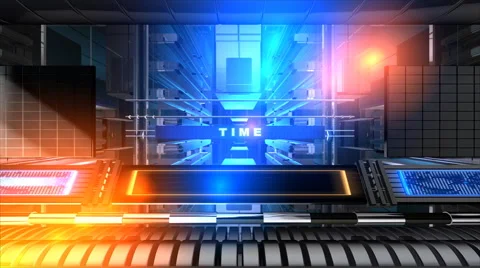 Countdown  before the  news , show, telecasts Stock Footage 50258866