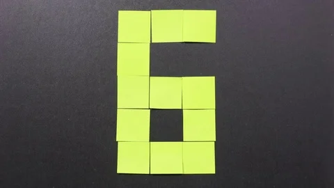 Countdown from nine to zero Stock Footage 71224303