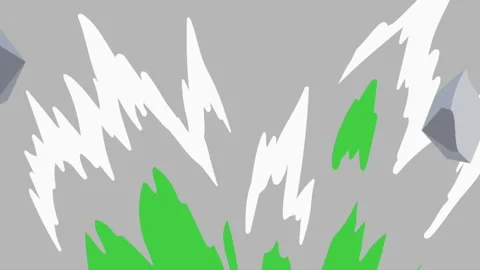 Countdown number 10 to 1 animation motion graphics on green screen with smoke Stock Footage 337907248