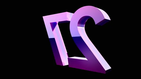 CountDown Number 3D animation neon led background Stock Footage 180982093