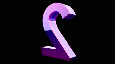 CountDown Number 3D animation neon led background Stock Footage 180982231