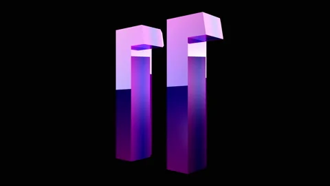CountDown Number 3D animation neon led background Stock Footage 180982544