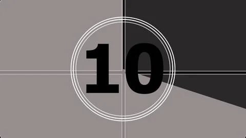 Countdown number isolated background 10 to 0. waiting to start ready illust.. イラスト素材