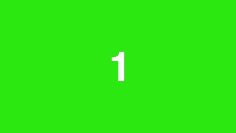 Countdown number timer icon animation count the number 5 to 0 count digit and go 스톡 동영상 342407889