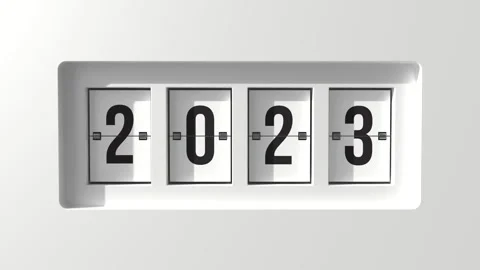 Countdown numbers 2024, Happy New Year animation Video stock 260383677