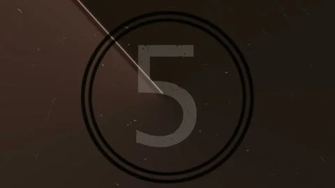 Countdown of Numbers Stock Footage 327398495