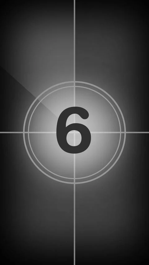Countdown old film 10 seconds old film countdown leader with the number ten insi Stock Footage 314993494