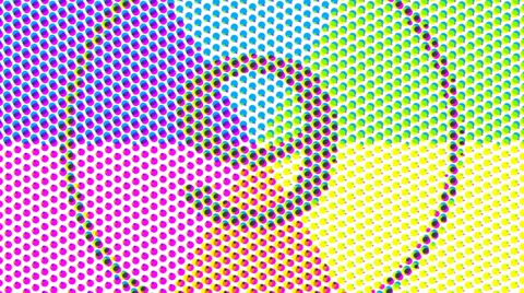 Countdown polka dot (CMYK) 스톡 동영상 30846209