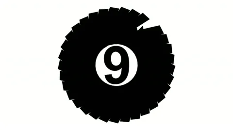 Countdown reminding camera aperture Stock Footage 11258825