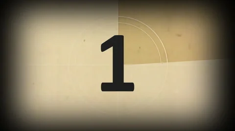 Countdown retro style  스톡 동영상 67246019