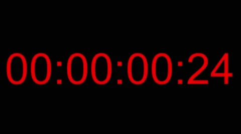 A countdown set to 1min. shot at 30fps Stock Footage 63799744