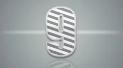 Countdown silver Stock After Effects