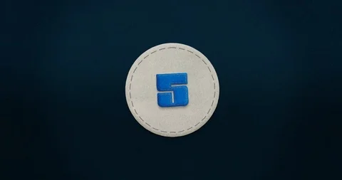 Countdown Stop-Motion-Animation. 5 seconds. Felt texture Stock Footage 90445030