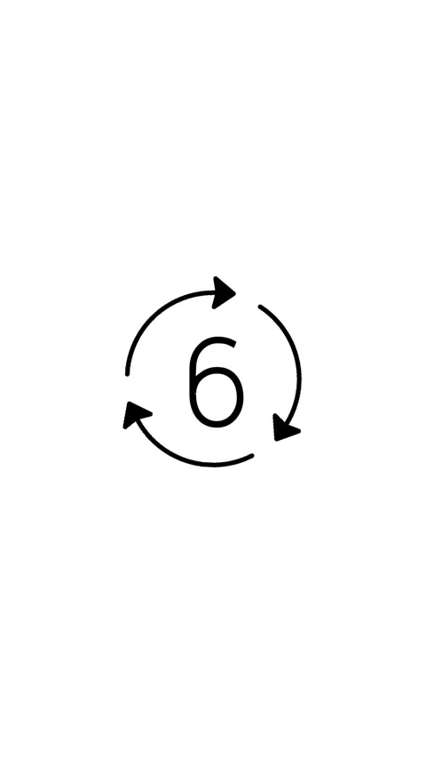 Countdown ten arrow vertical Stock Footage 313817656