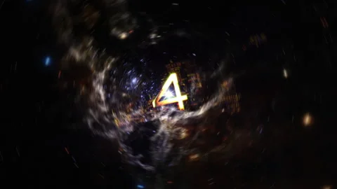 Countdown ten to one wiht ten minute space for design Stock Footage 272145719