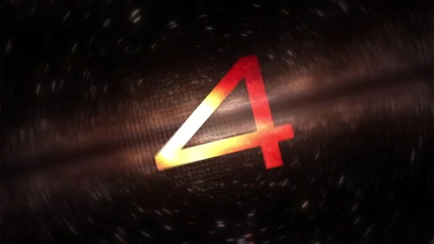 Countdown ten to one wiht ten minute space for design Stock Footage 272442710