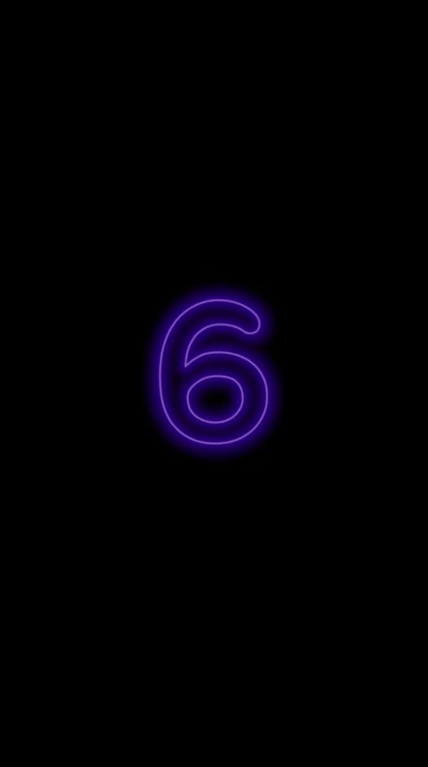 Countdown ten purple Stock Footage 301572647