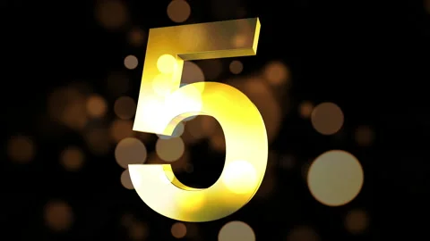 Countdown ten second to  Happy New Year with fireworks Stock Footage 208561892