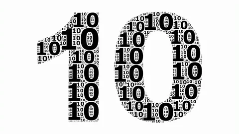 Countdown From Ten to Zero 스톡 동영상 98268015