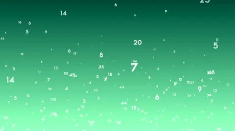 Countdown text animation 6 库存影片 54650318