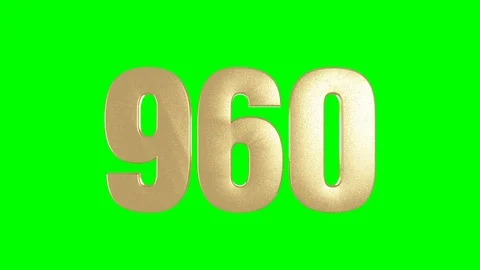 Countdown text for Happy New Year 2020 greetings on green screen with balloon Stock Footage 119958619