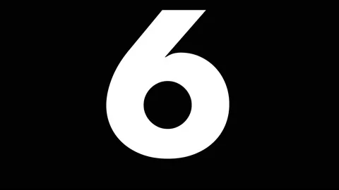 Countdown timer from 10 to 0, numbers flying away Stock Footage 165452156