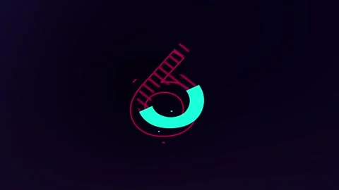 Countdown timer  from 10 to 0 seconds. Video stock 247091071