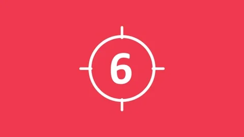 Countdown timer from 10 to 1 seconds real-time.Timer 10 seconds countdown a.. Stock Footage 306755015