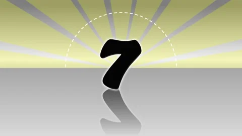 Countdown timer 10 second 動画素材 219655990