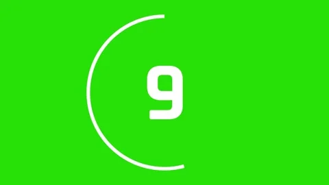 Countdown timer 15 seconds animation Stock Footage 293296522