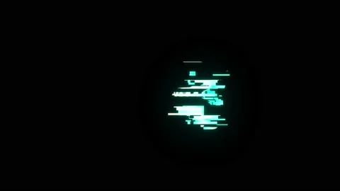 Countdown Timer From 3 to 1 Animation on a black background.  Video stock 236679453