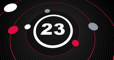Countdown timer from 30 to 0 seconds in Realtime. Modern 3D design of countdown Stock Footage 258439989