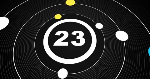 Countdown timer from 30 to 0 seconds in Realtime. Modern 3D design of countdown Stock Footage 260850898