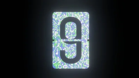 Countdown Timer With Alpha Channel Stock Footage 124930669