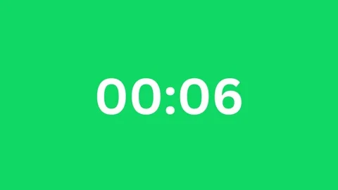 Countdown Timer Animated Video Stock Footage 252125045