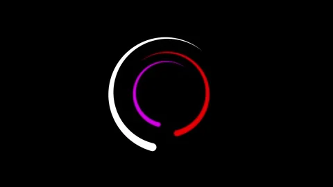 Countdown timer animation from 30 to 0 seconds.Abstract Glowing Neon Counti.. Stock Footage 310154908