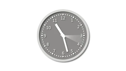 Countdown Timer Animation on Analog Cloc... | Stock Video | Pond5