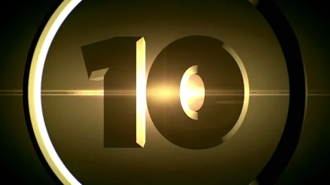 Countdown Timer Background VJ Loops 004 Vidéo 137127869