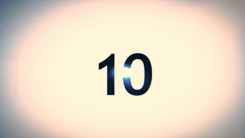 Countdown Timer - Beginning Stockbeeldmateriaal 88359055