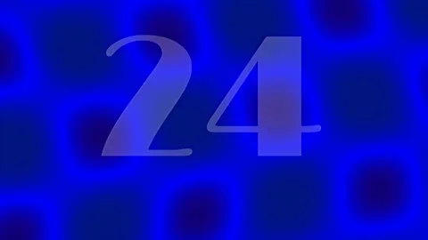 Countdown Timer with Changing Numbers on a Blue Bokeh Background 스톡 동영상 341679600