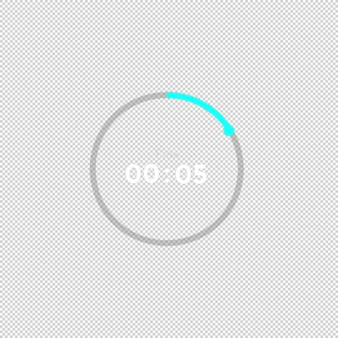 Countdown timer digital 30 seconds  Stock Footage 196993886